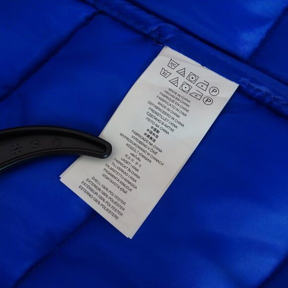 NWT! Michael Kors Blue Women's Puffer Vest XS - Picture 10 of 15